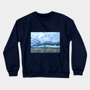 It's going to rain watercolor art Crewneck Sweatshirt